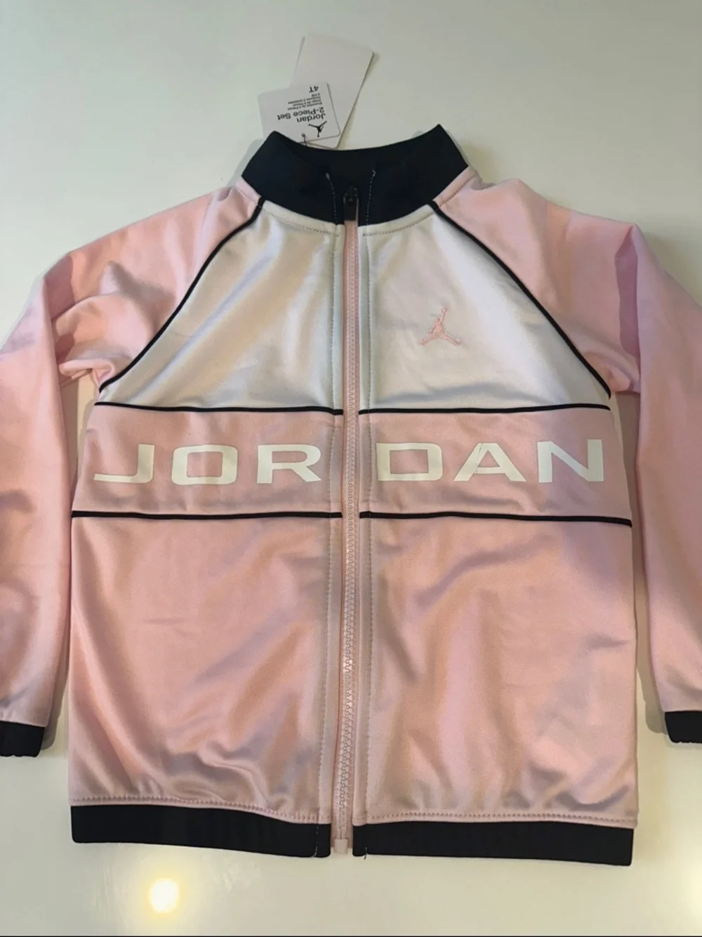Jordan Girly Pink‎ and Black Track Suit